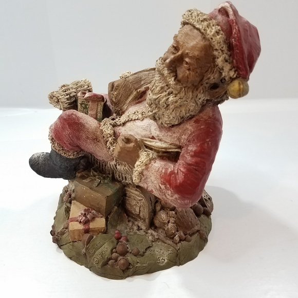 VTG CAIRN CHRISTMAS 1983 CLARK GNOME SANTA II HOLDING GOOD BOYS & GIRLS BOOK #56 - Picture 6 of 9